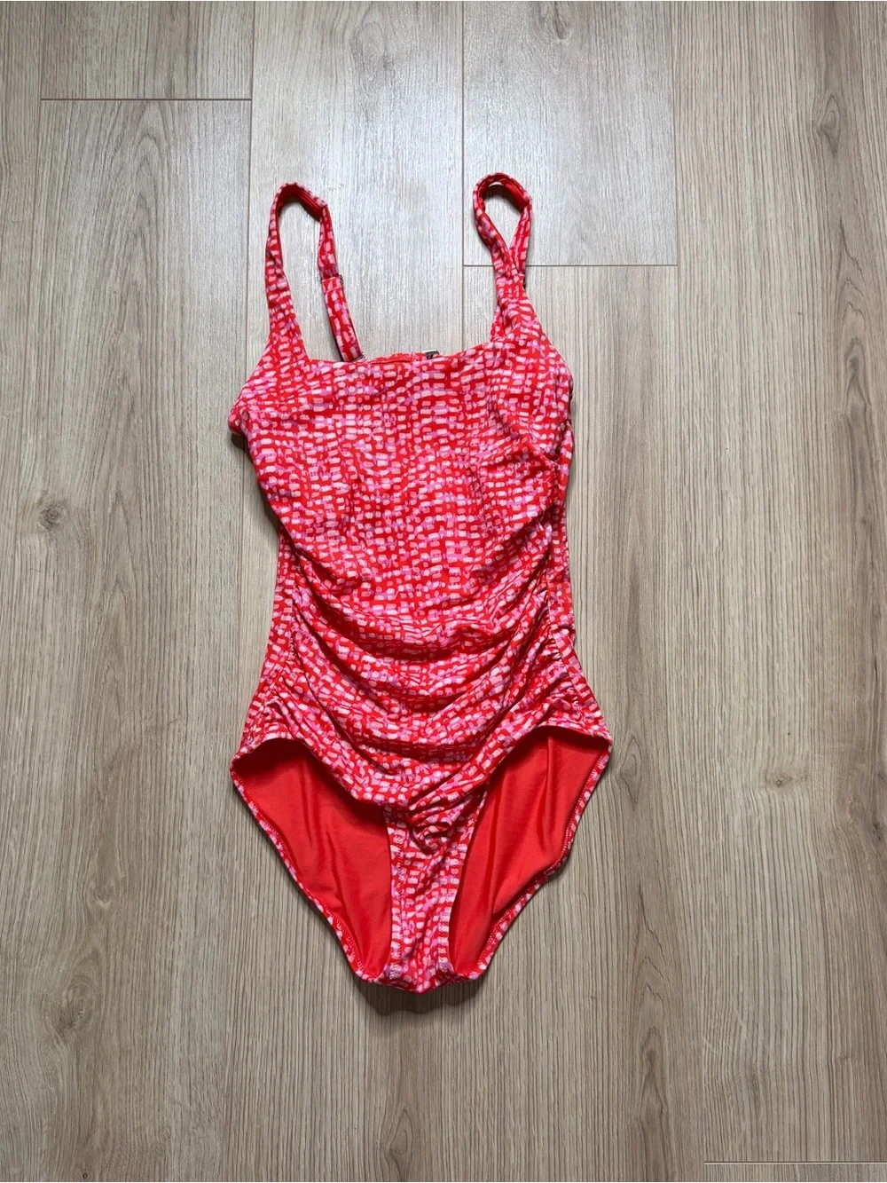 Athleta Square Neck One-Piece Swimsuit Size Small